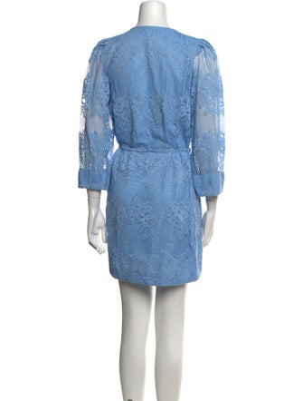 Ganni Crew Neck Mini Dress