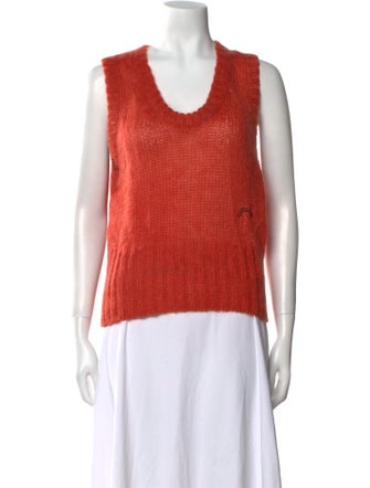 Ganni Wool Scoop Neck Sweater