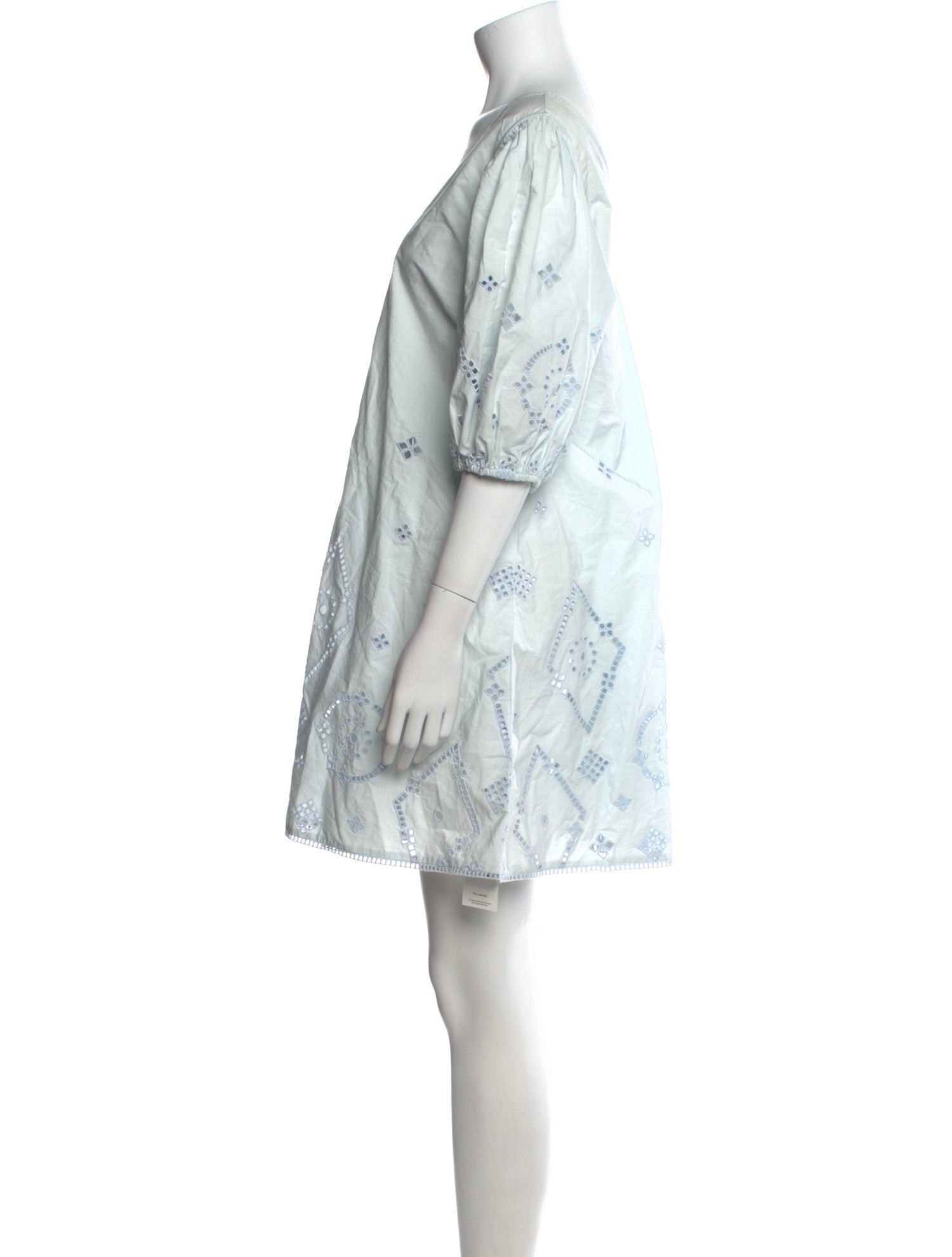 Ganni V-Neck Mini Dress w/ Tags