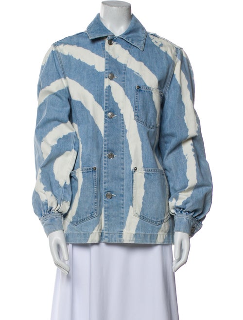 Ganni Printed Denim Jacket