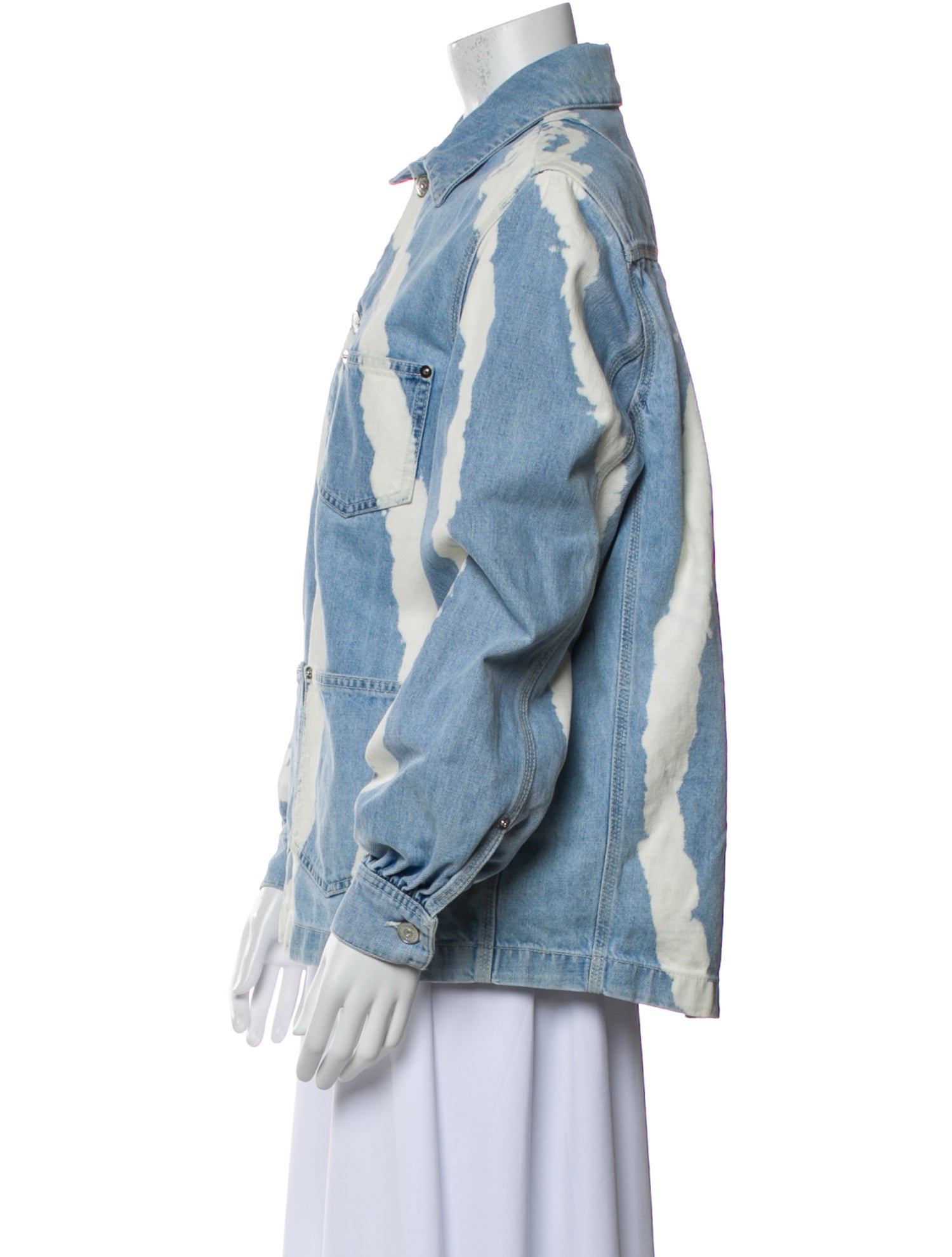 Ganni Printed Denim Jacket