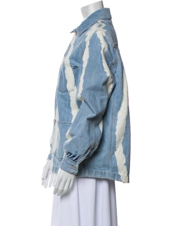 Ganni Printed Denim Jacket