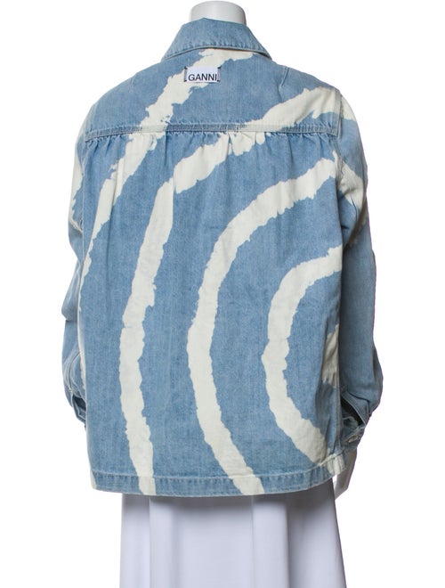 Ganni Printed Denim Jacket