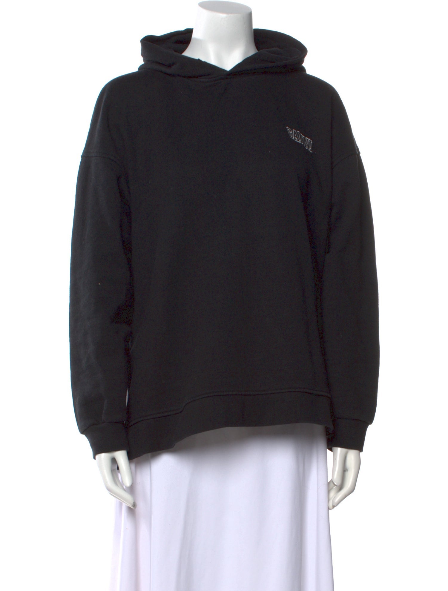 Ganni Crew Neck Long Sleeve Sweatshirt