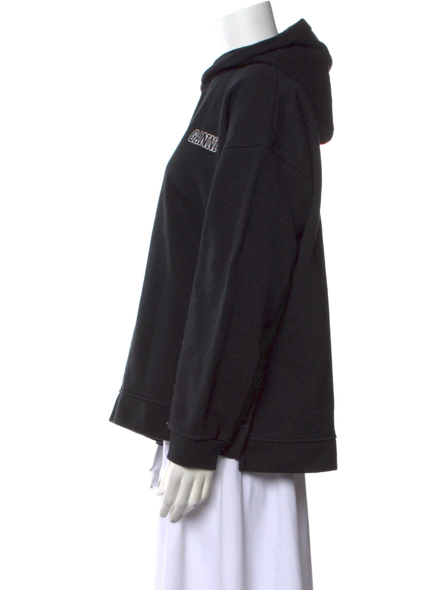 Ganni Crew Neck Long Sleeve Sweatshirt