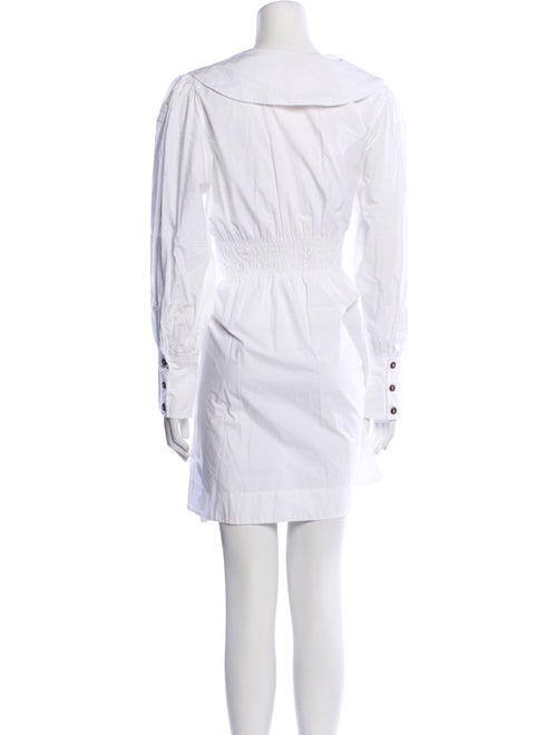 Ganni V-Neck Mini Dress