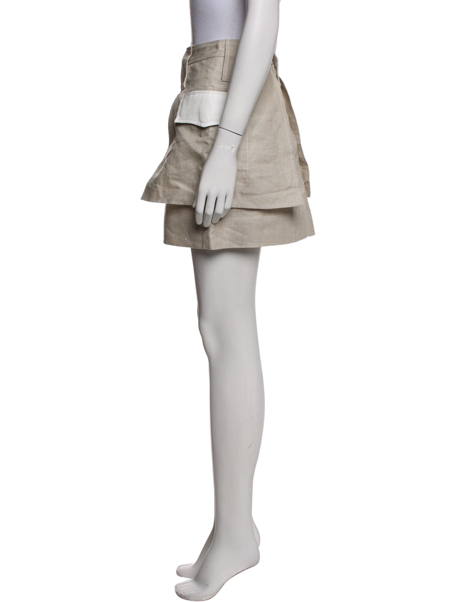 Ganni Linen Mini Skirt w/ Tags