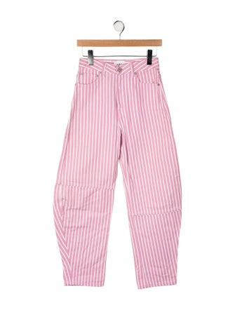 Ganni High-Rise Straight Leg Jeans