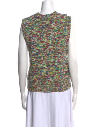 Ganni Graphic Print Crew Neck Sweater