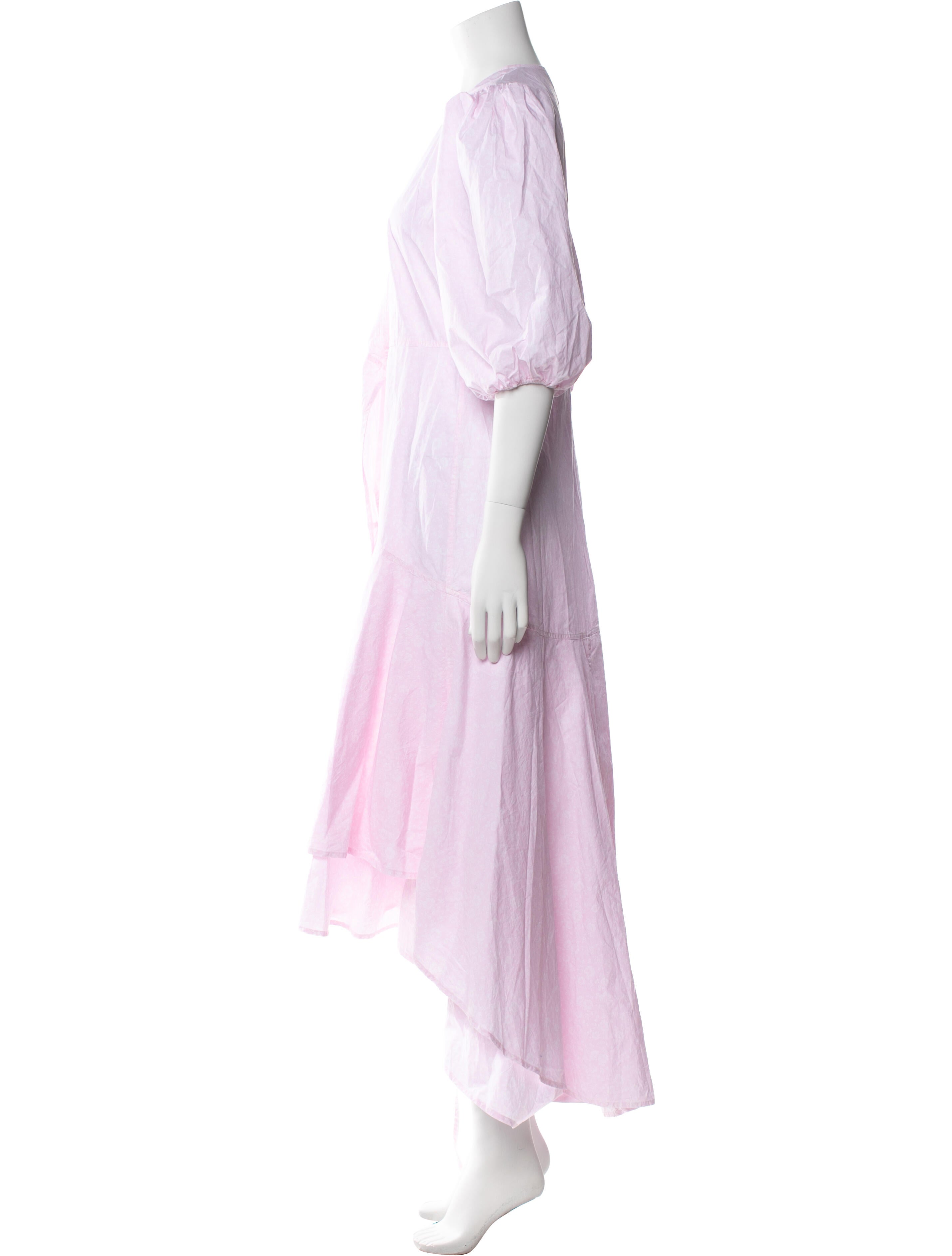 Ganni V-Neck Long Dress w/ Tags