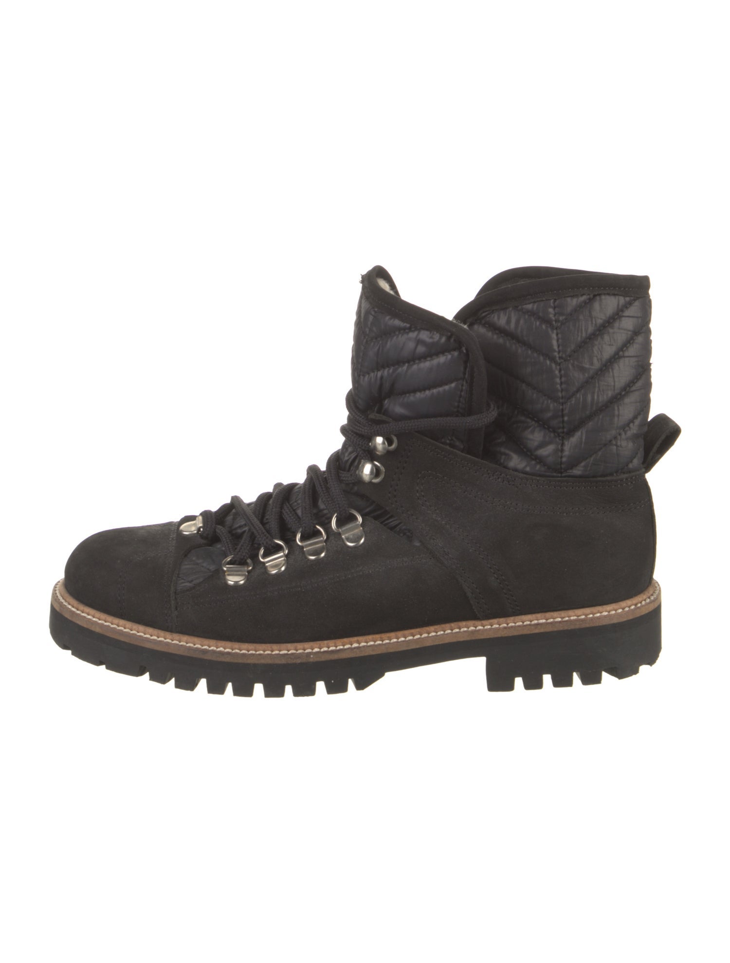 Ganni Suede Combat Boots