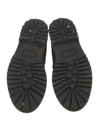 Ganni Suede Combat Boots