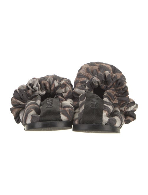Ganni Animal Print Flats