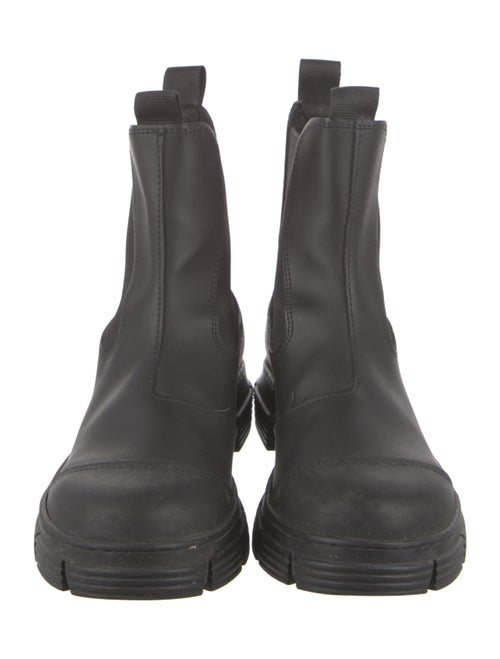 Ganni Leather Chelsea Boots