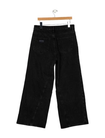 Ganni High-Rise Wide Leg Jeans