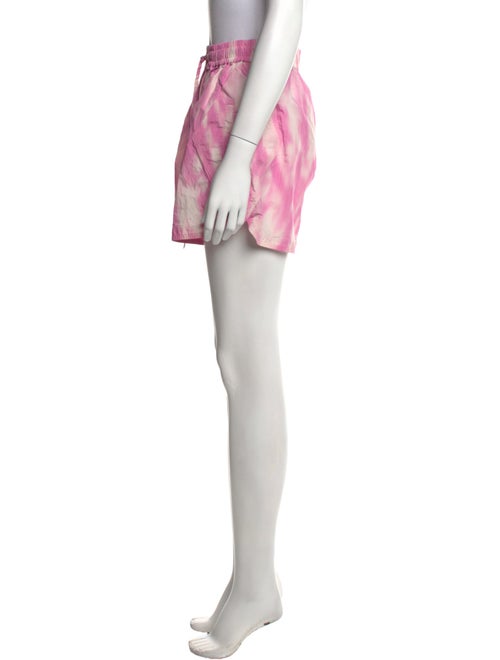 Ganni Tie-Dye Print Mini Shorts