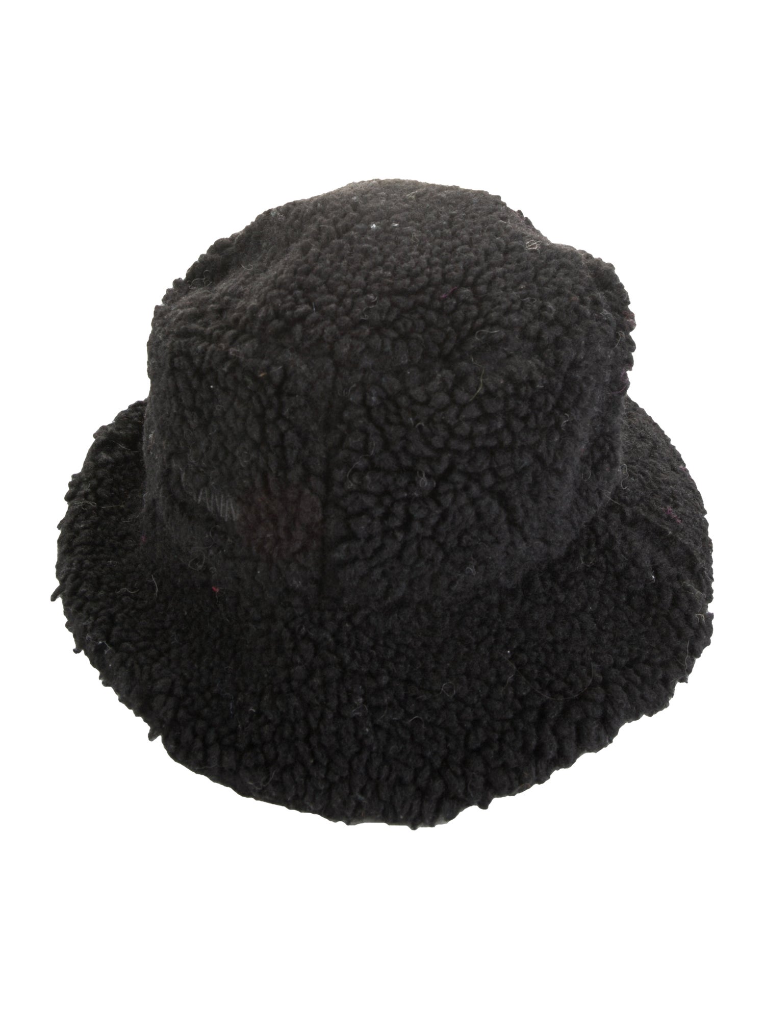 Ganni Faux-Fur Bucket Hat