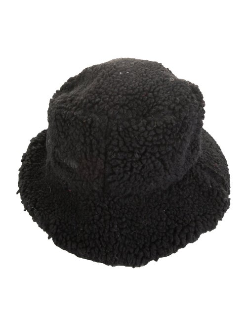 Ganni Faux-Fur Bucket Hat