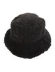 Ganni Faux-Fur Bucket Hat