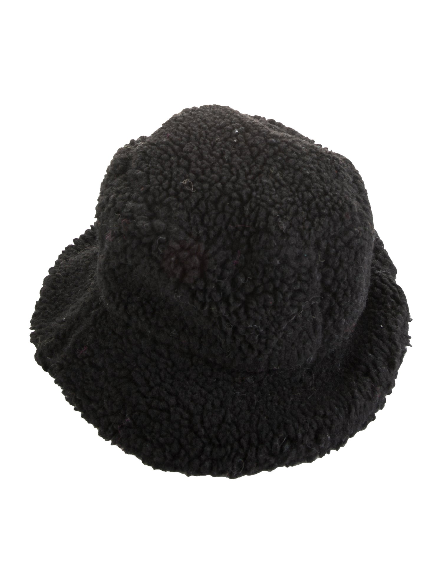 Ganni Faux-Fur Bucket Hat