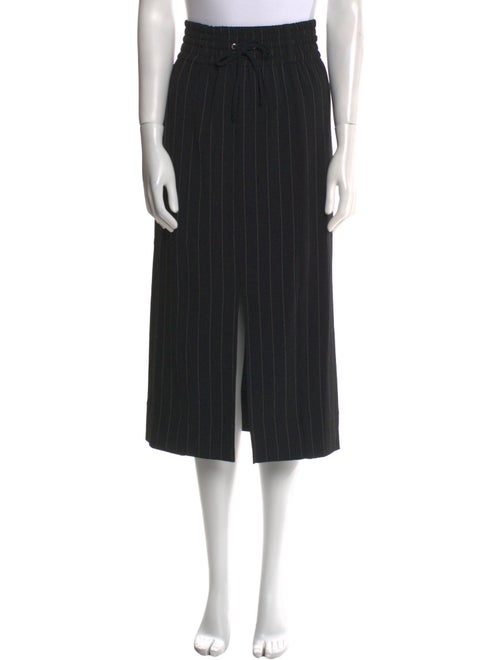 Ganni Striped Midi Length Skirt