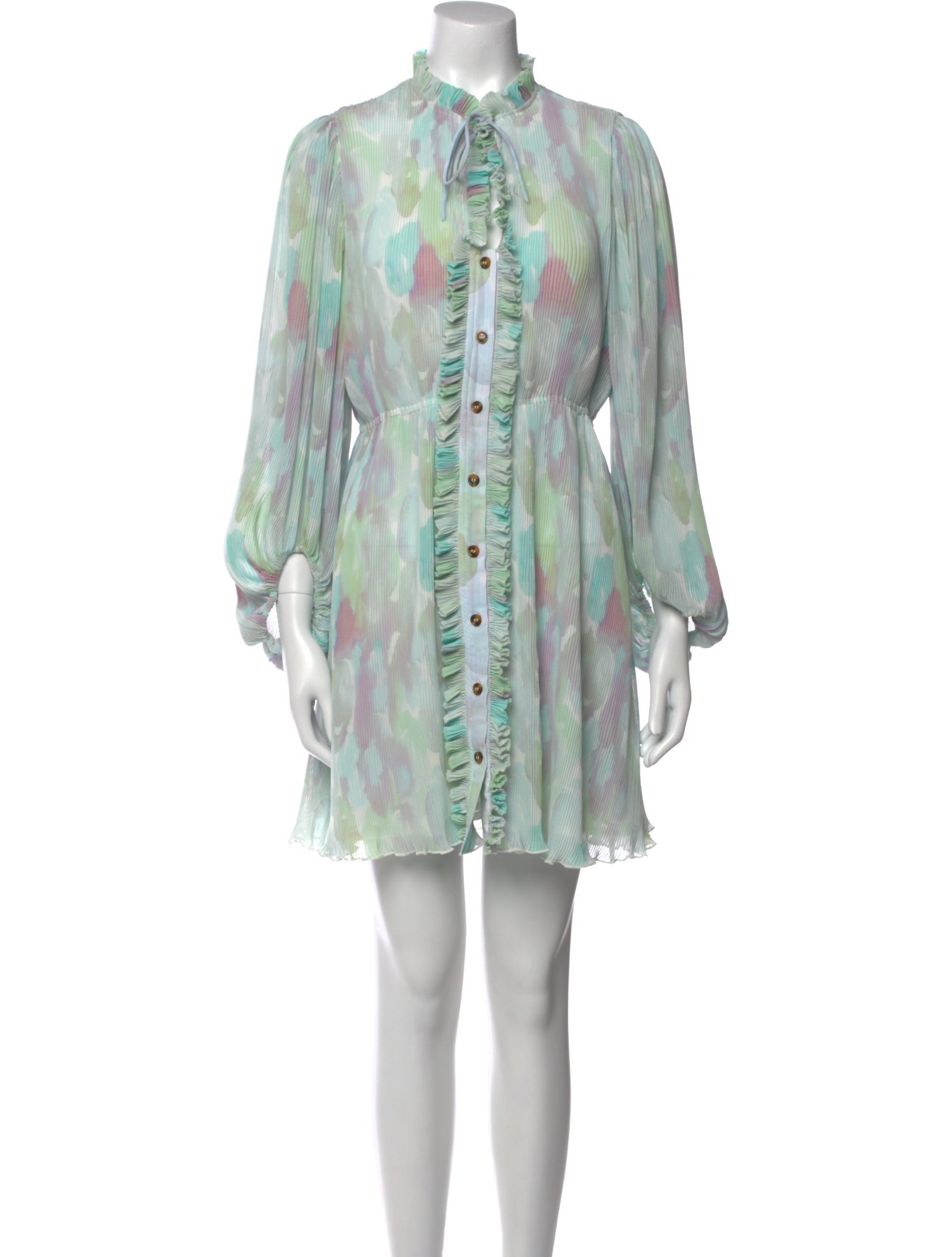 Ganni Printed Mini Dress