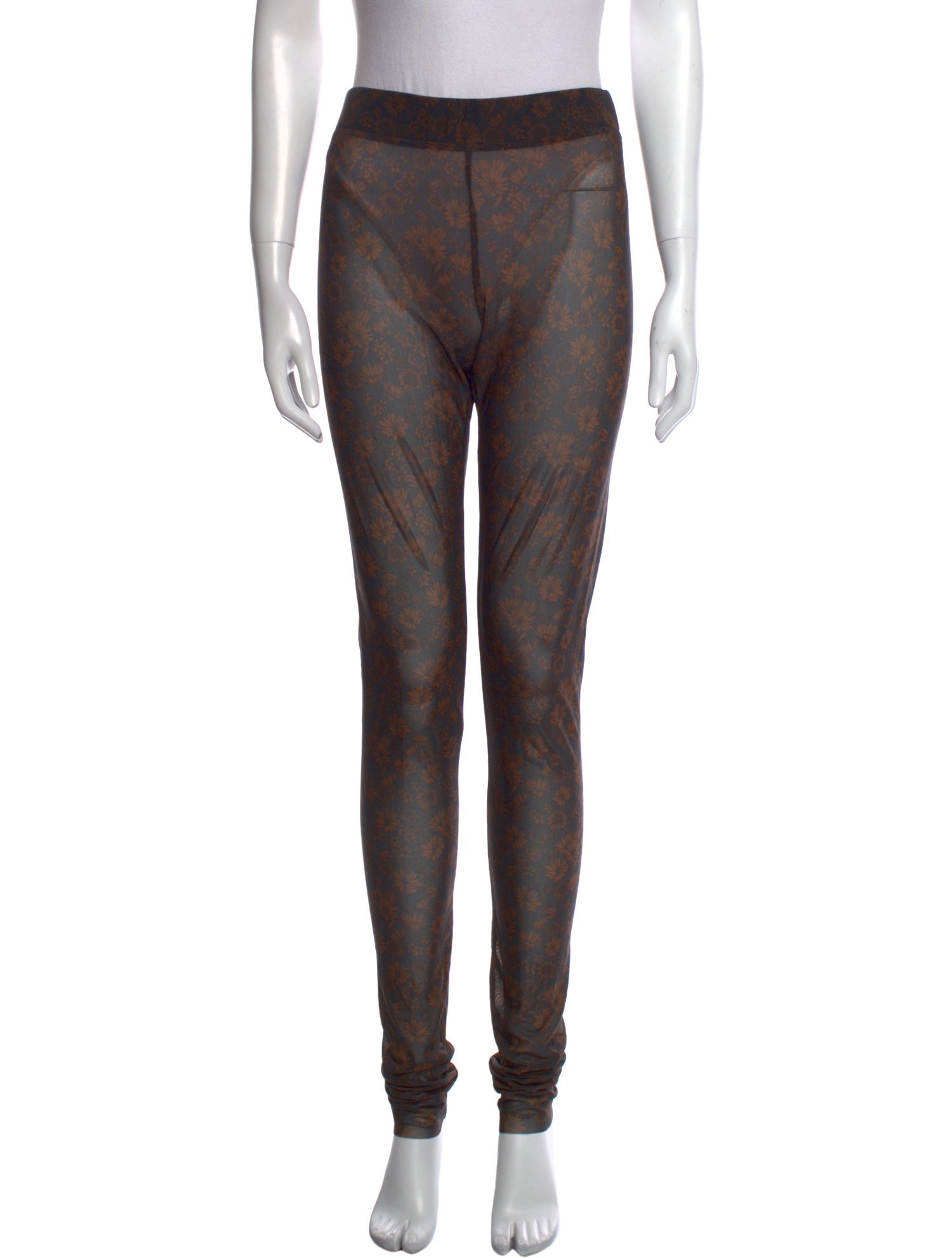 Ganni Floral Print Skinny Leg Pants w/ Tags