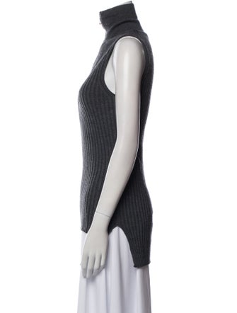 Ganni Merino Wool Turtleneck Top