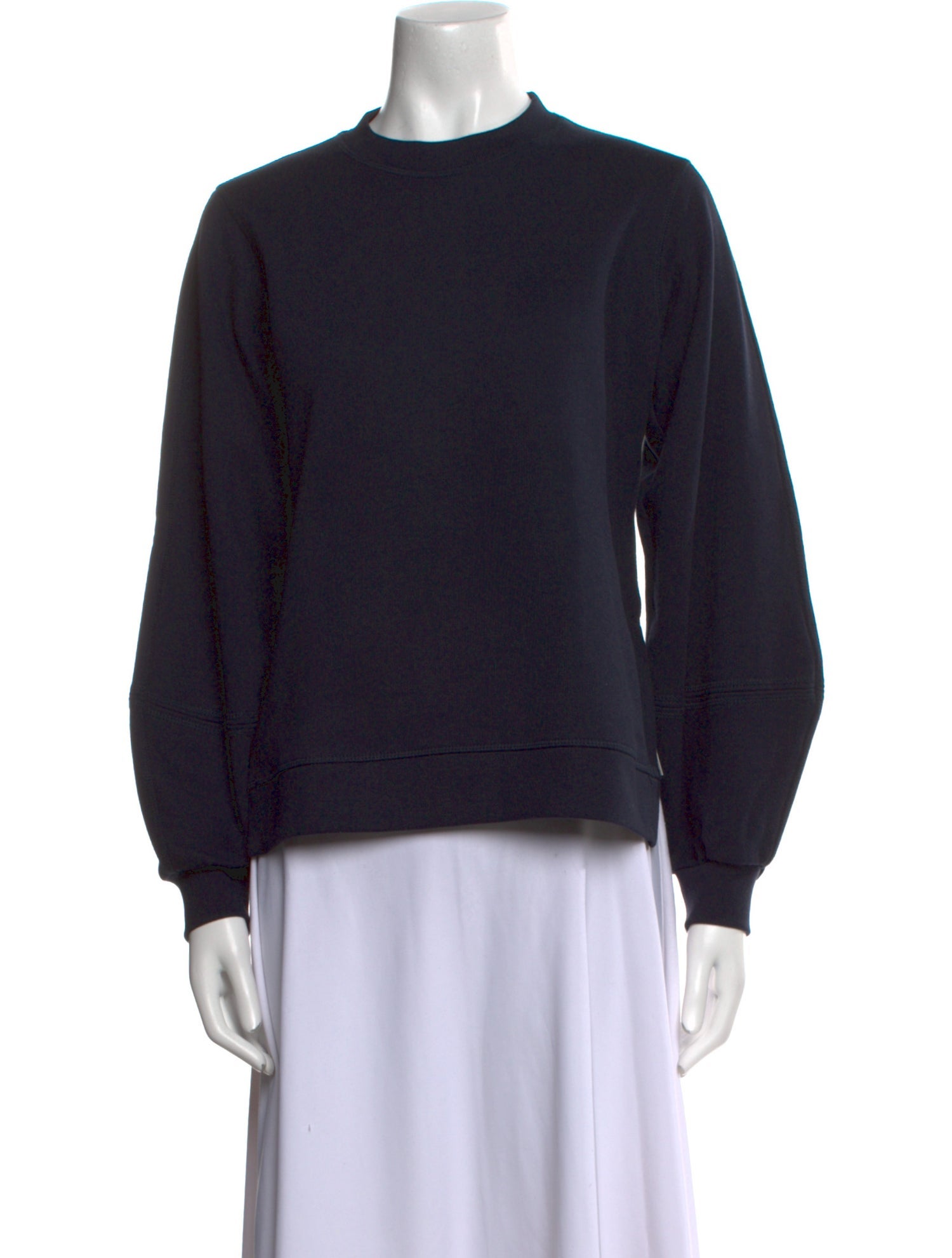 Ganni Crew Neck Long Sleeve Sweatshirt