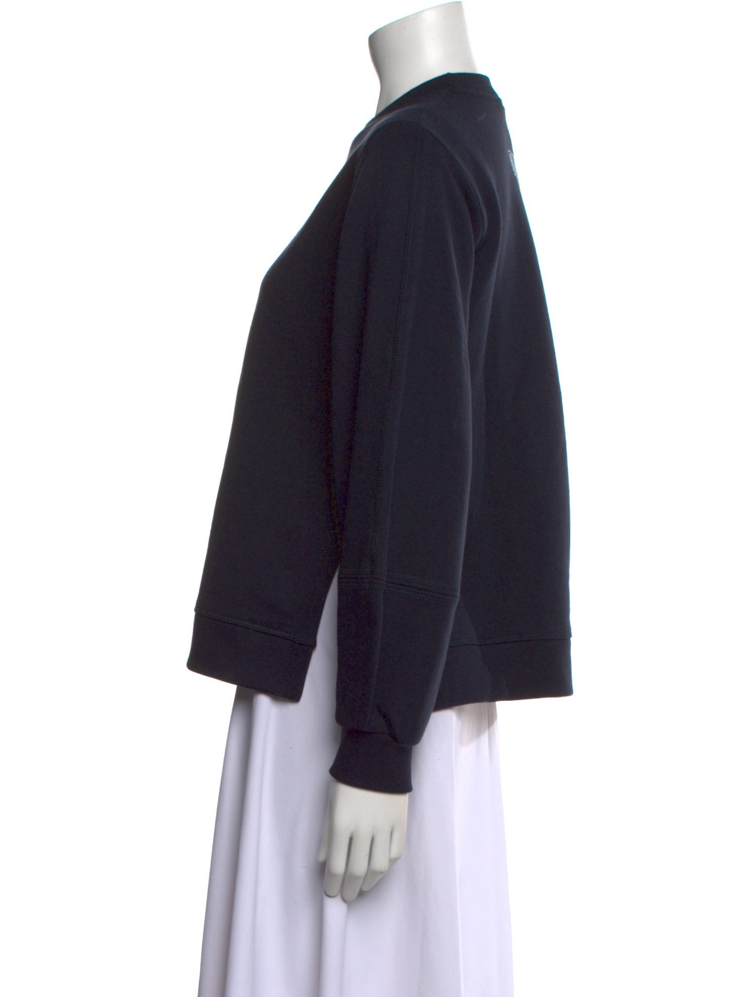 Ganni Crew Neck Long Sleeve Sweatshirt