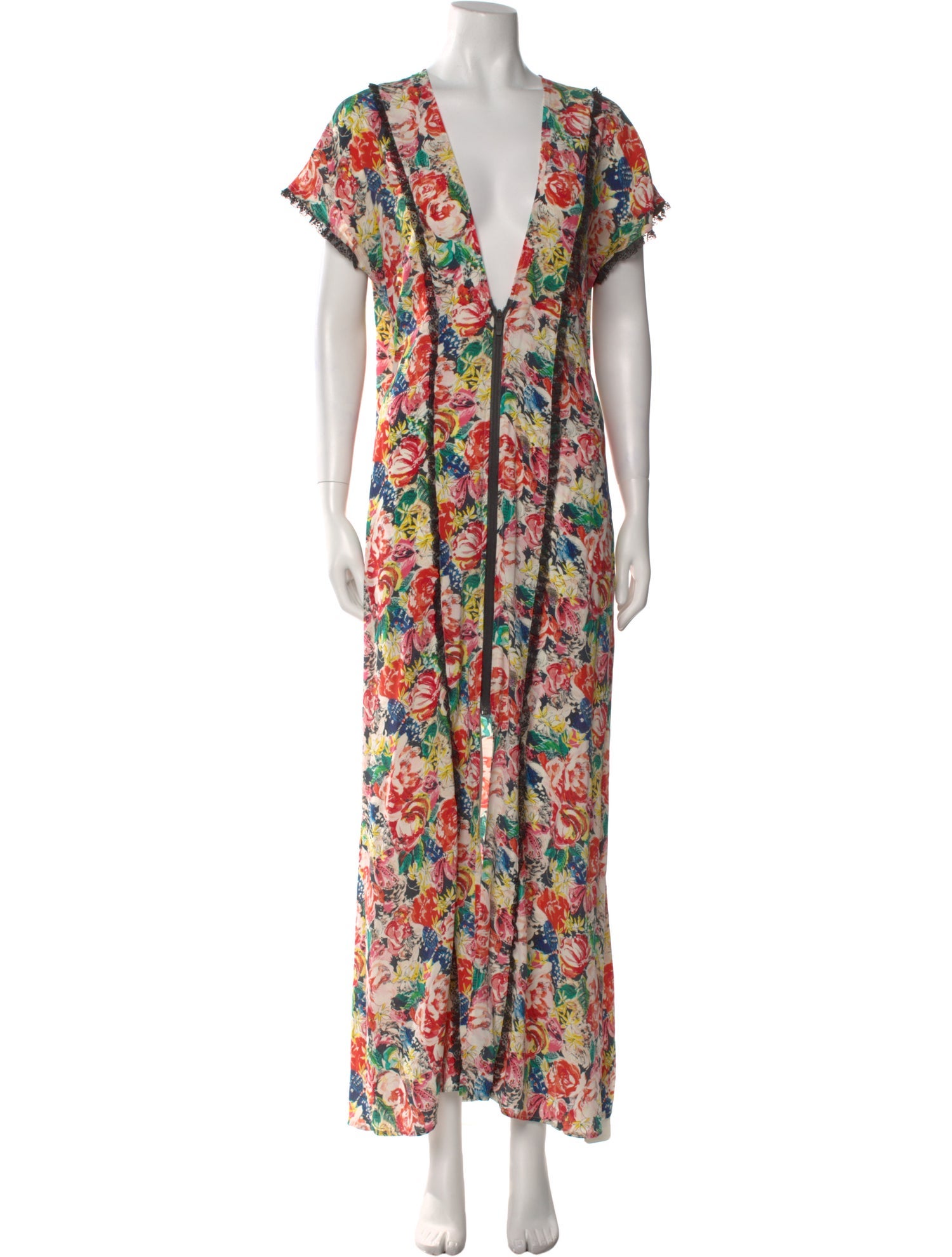 Ganni Silk Long Dress