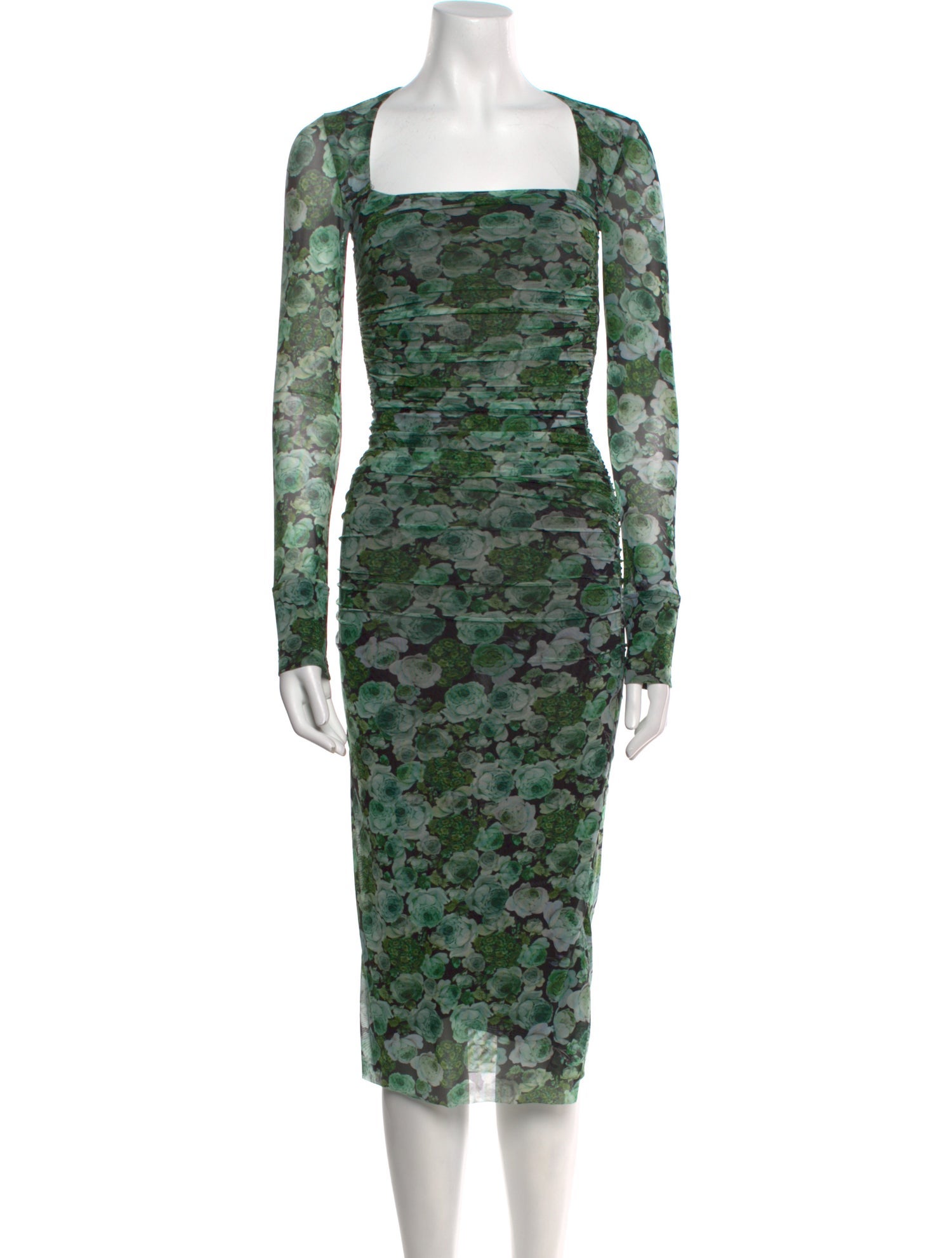 Ganni Nylon Long Dress