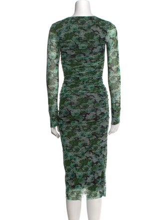 Ganni Nylon Long Dress