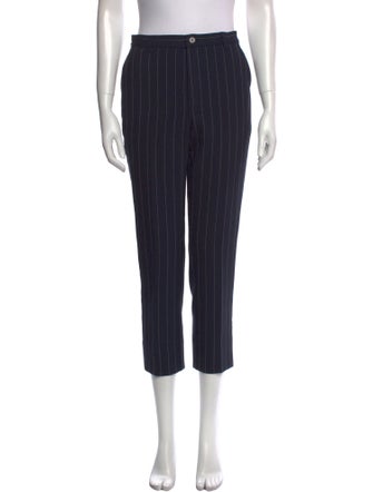 Ganni Striped Skinny Leg Pants