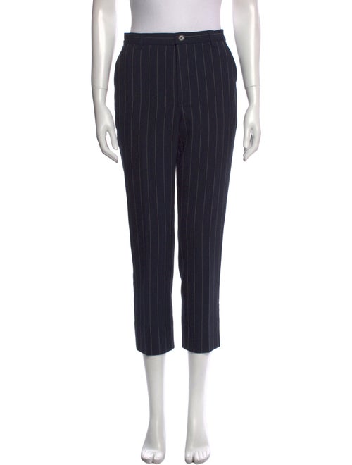 Ganni Striped Skinny Leg Pants