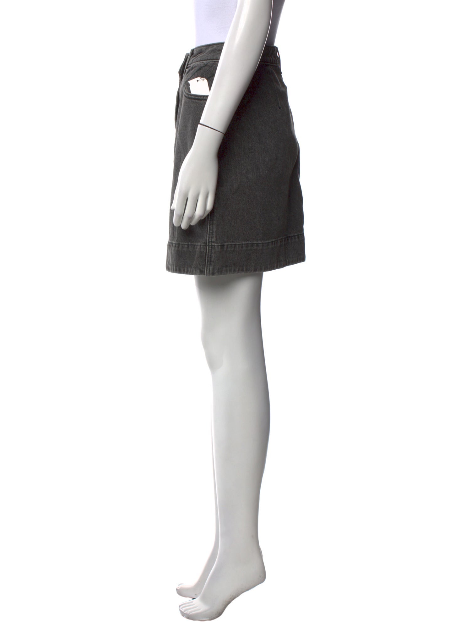 Ganni Embroidered Accent Mini Skirt