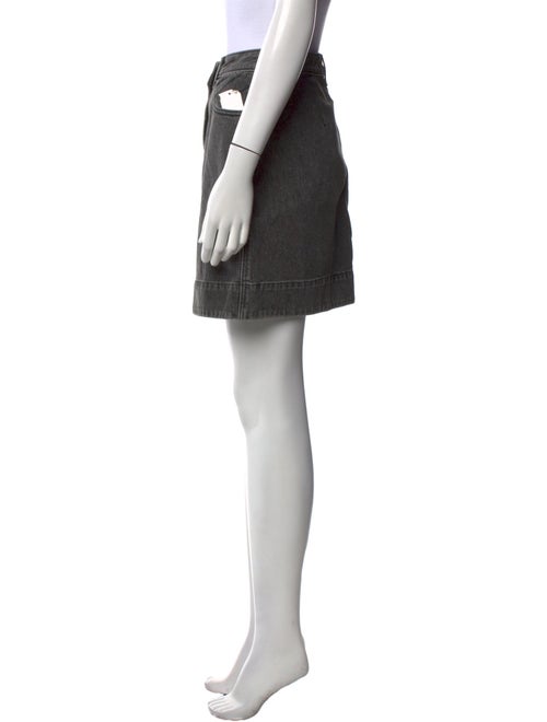 Ganni Embroidered Accent Mini Skirt