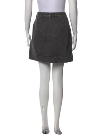 Ganni Embroidered Accent Mini Skirt