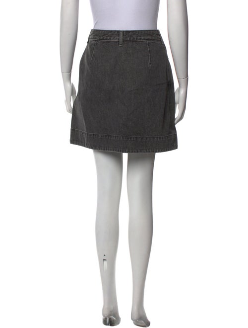 Ganni Embroidered Accent Mini Skirt