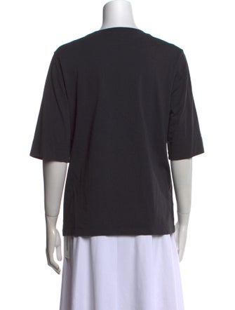 Ganni Graphic Print Crew Neck T-Shirt