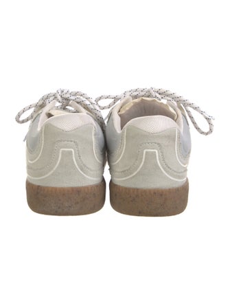 Ganni Suede Colorblock Pattern Sneakers