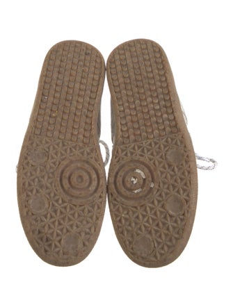 Ganni Suede Colorblock Pattern Sneakers