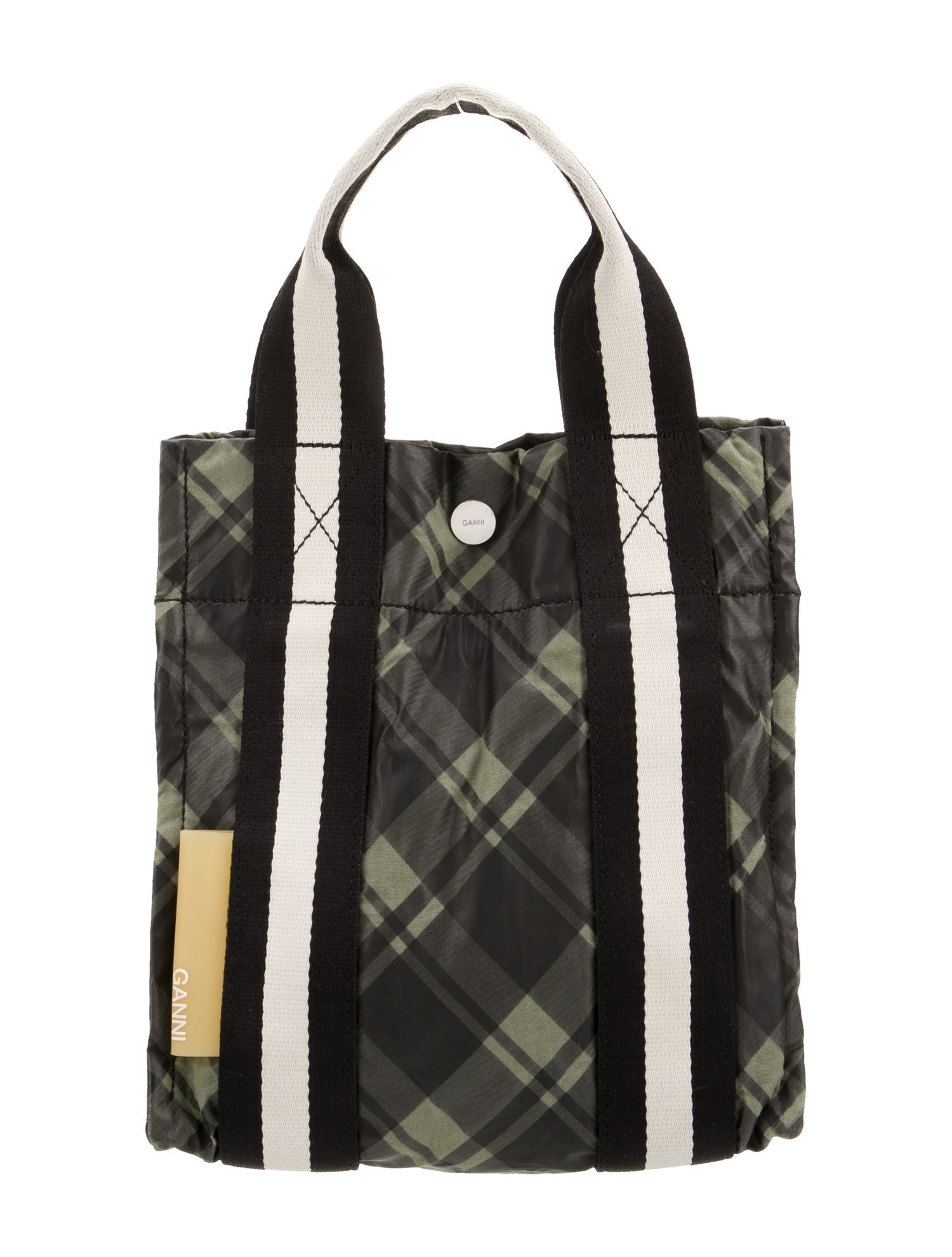 Ganni Nylon Top Handle Bag