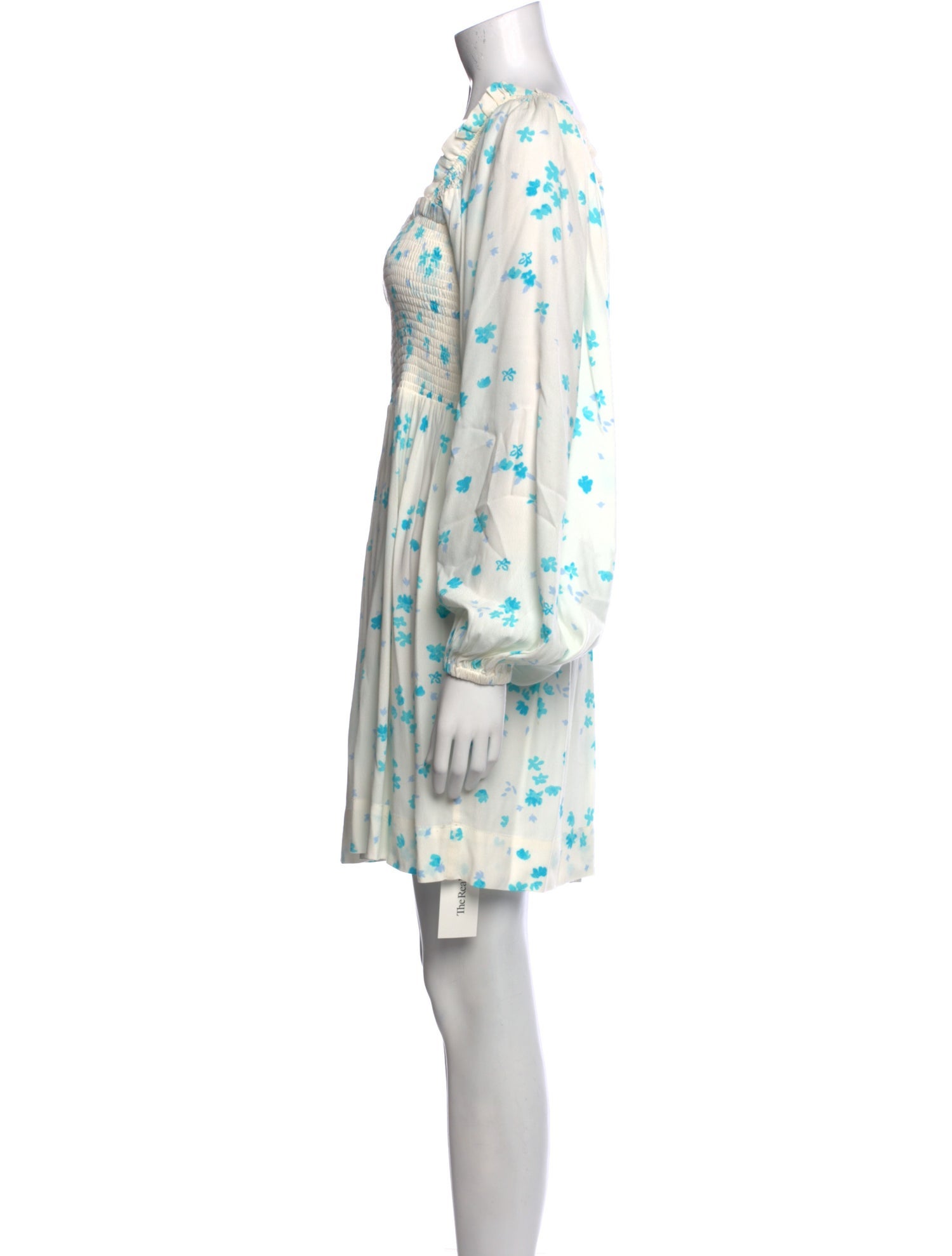 Ganni Floral Print Mini Dress