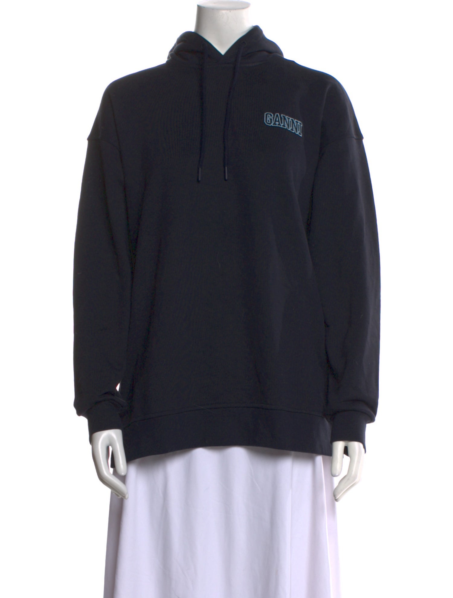 Ganni Graphic Print Crew Neck Sweatshirt