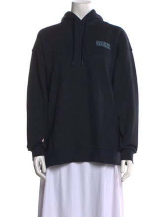 Ganni Graphic Print Crew Neck Sweatshirt