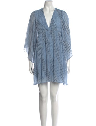 Ganni Striped Mini Dress