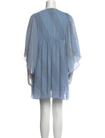 Ganni Striped Mini Dress