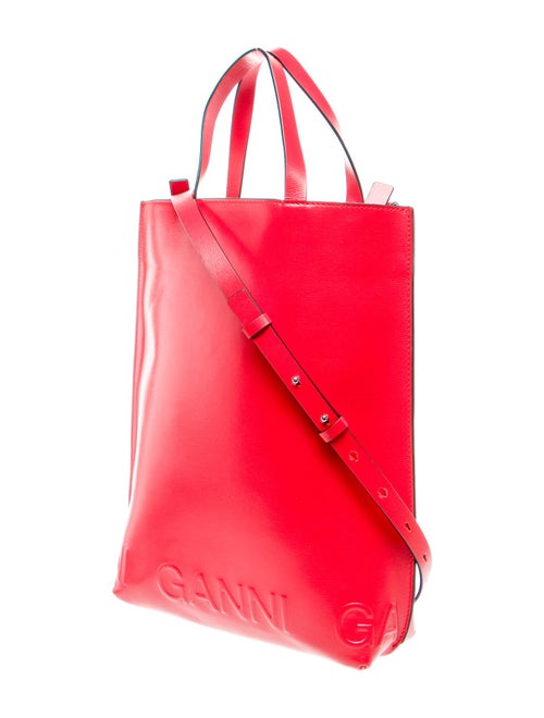 Ganni Leather Bucket Bag