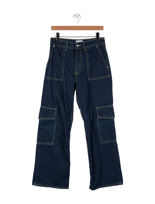 Ganni High-Rise Wide Leg Jeans